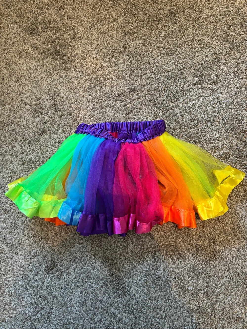 Kids rainbow tutu